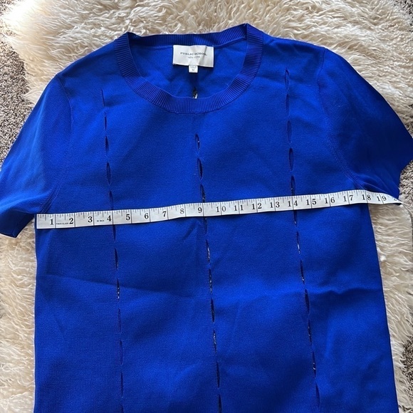 Public School New York Womens Short Sleeve Knit Top - Picture 6 of 14
